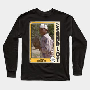 Kenny 'The Heater' DeNunez Vintage The Sandlot Trading Card Long Sleeve T-Shirt